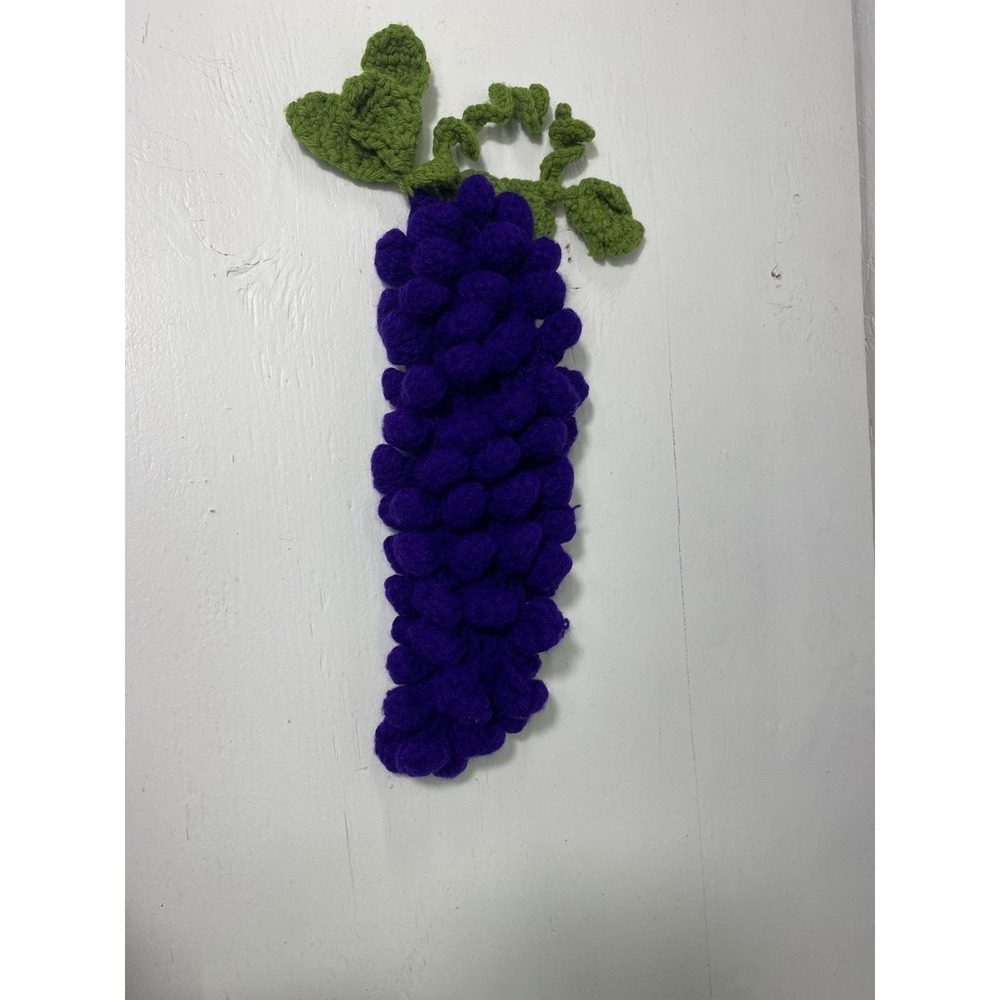 Handmade Crochet Grapes Trivet or Hot Pad